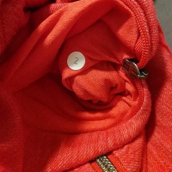 Lululemon♥️FunnelNeckJacket♥️heatheredRed - Picture 3 of 6